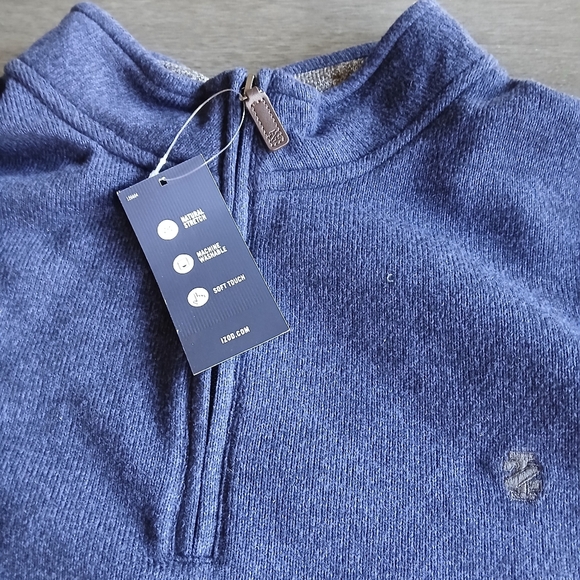 Izod Men's Blue Sweater NWT 2XL - Picture 3 of 4